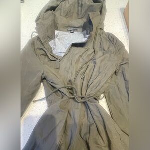 James Peres, army green jacket